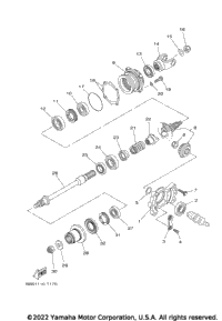 Middle Drive Gear