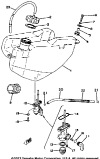 Fuel Tank Yt125g - H - J