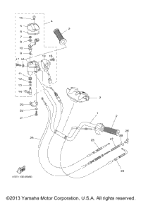 Steering Handle Cable