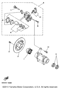 Rear Brake Caliper