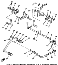 Shift Shaft Pedal Yt125j