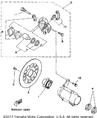 Rear Brake Caliper
