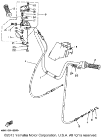 Steering Handle Cable