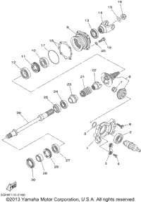 Middle Drive Gear
