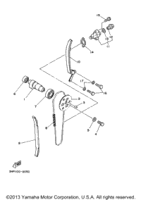 Camshaft. Chain