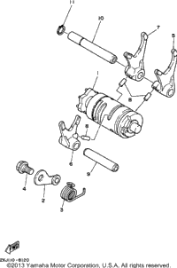 Shift Cam Shift Fork