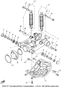 Swing Arm Rear Shocks