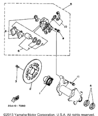 Rear Brake Caliper