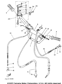 Handlebar - Cable (Ytm225dxl)