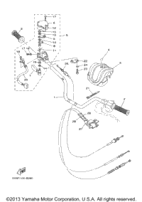 Steering Handle Cable