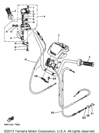 Steering Handle Cable