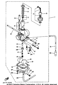 Carburetor Ytm200k