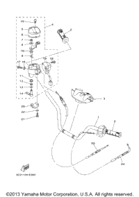 Steering Handle Cable