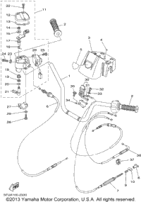Steering Handle Cable