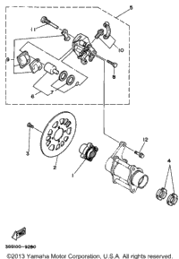 Rear Brake Caliper