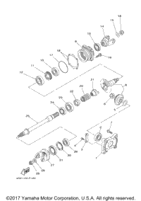 Middle Drive Gear