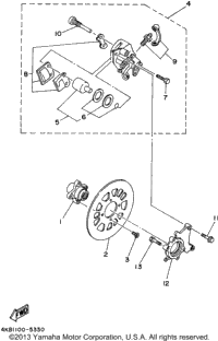 Rear Brake Caliper