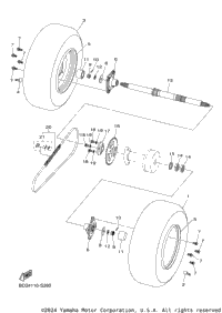 Rear Axle Wheel
