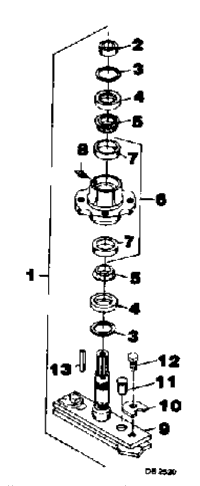 C W Blade Spindle Assembly