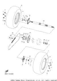 Rear Axle & Wheel