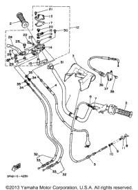 Steering Handle Cable