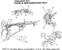 Taillight Kit Maine & New Hampshire Only