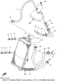 Radiator. Hose