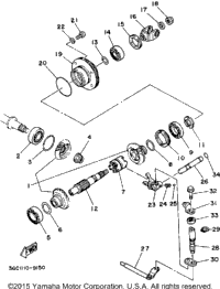 Middle Drive Gear