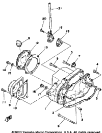 Crankcase Cover Yt125g - H - J