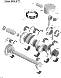Crankshaft, Pistons And Balance Shaft