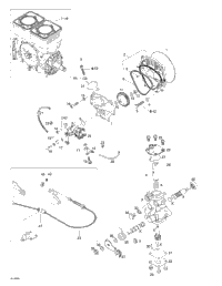Oil Injection System, Oil Pump, Rotary Valve