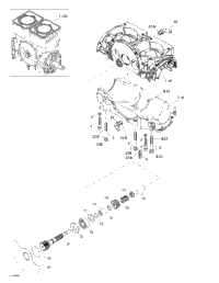 Crankcase, Rotary Valve