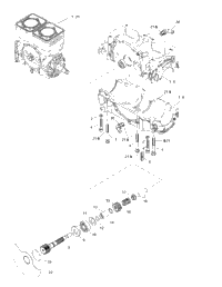Crankcase, Rotary Valve