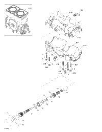Crankcase, Rotary Valve