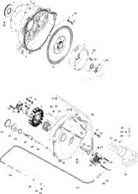 Magneto And Oil Pump