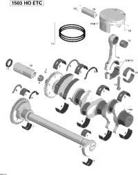 Crankshaft, Pistons And Balance Shaft