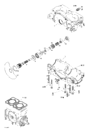 Crankcase, Rotary Valve