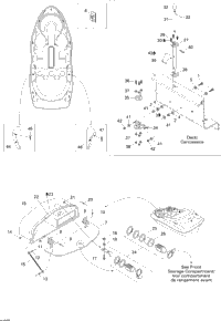 Ski Shaft And Glove Box