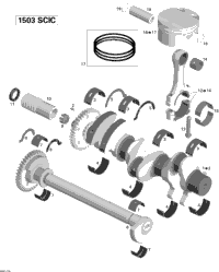 Crankshaft, Pistons And Balance Shaft