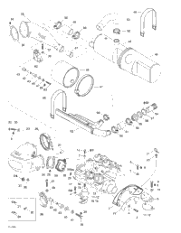 Engine Support And Muffler