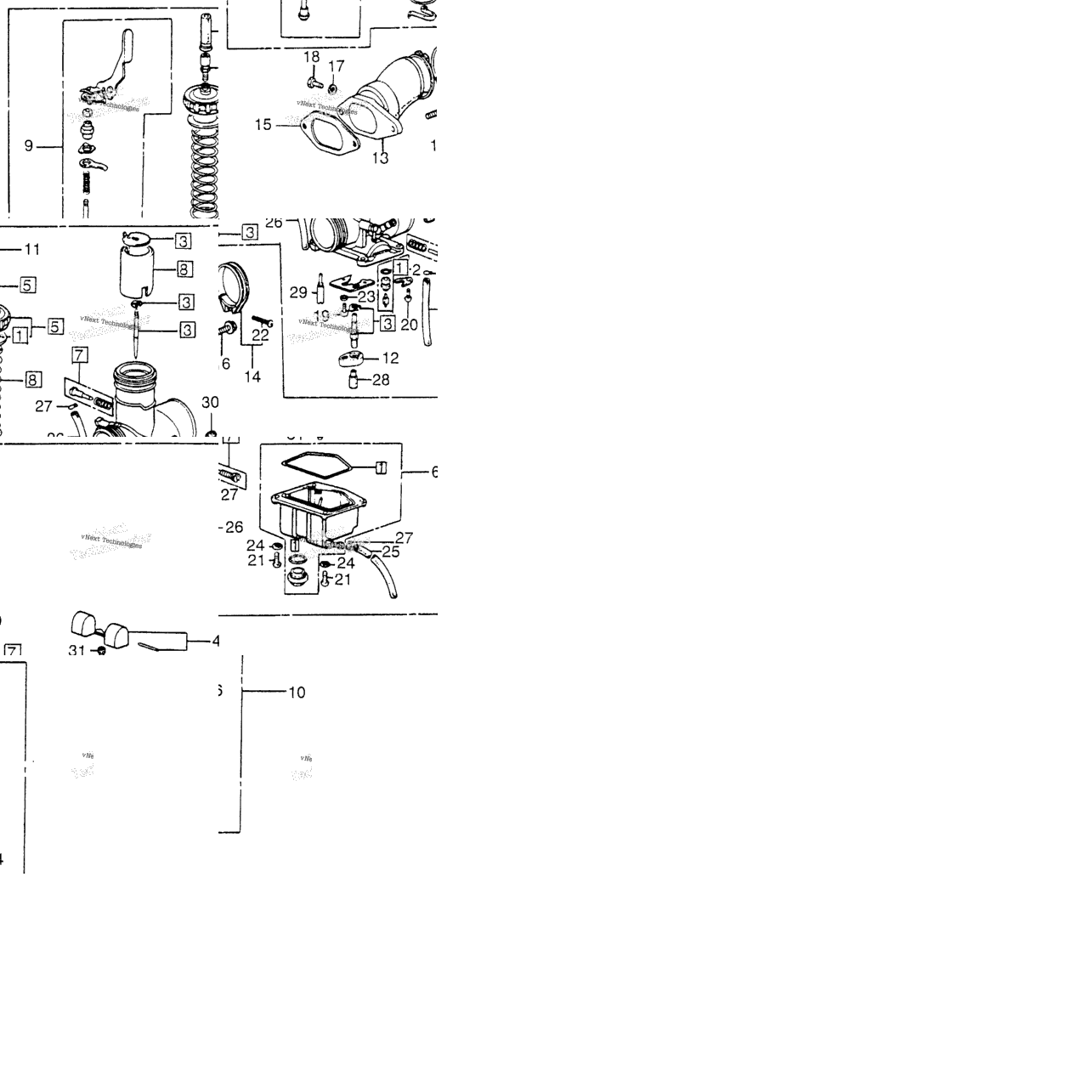 Carburetor + Inlet Pipe