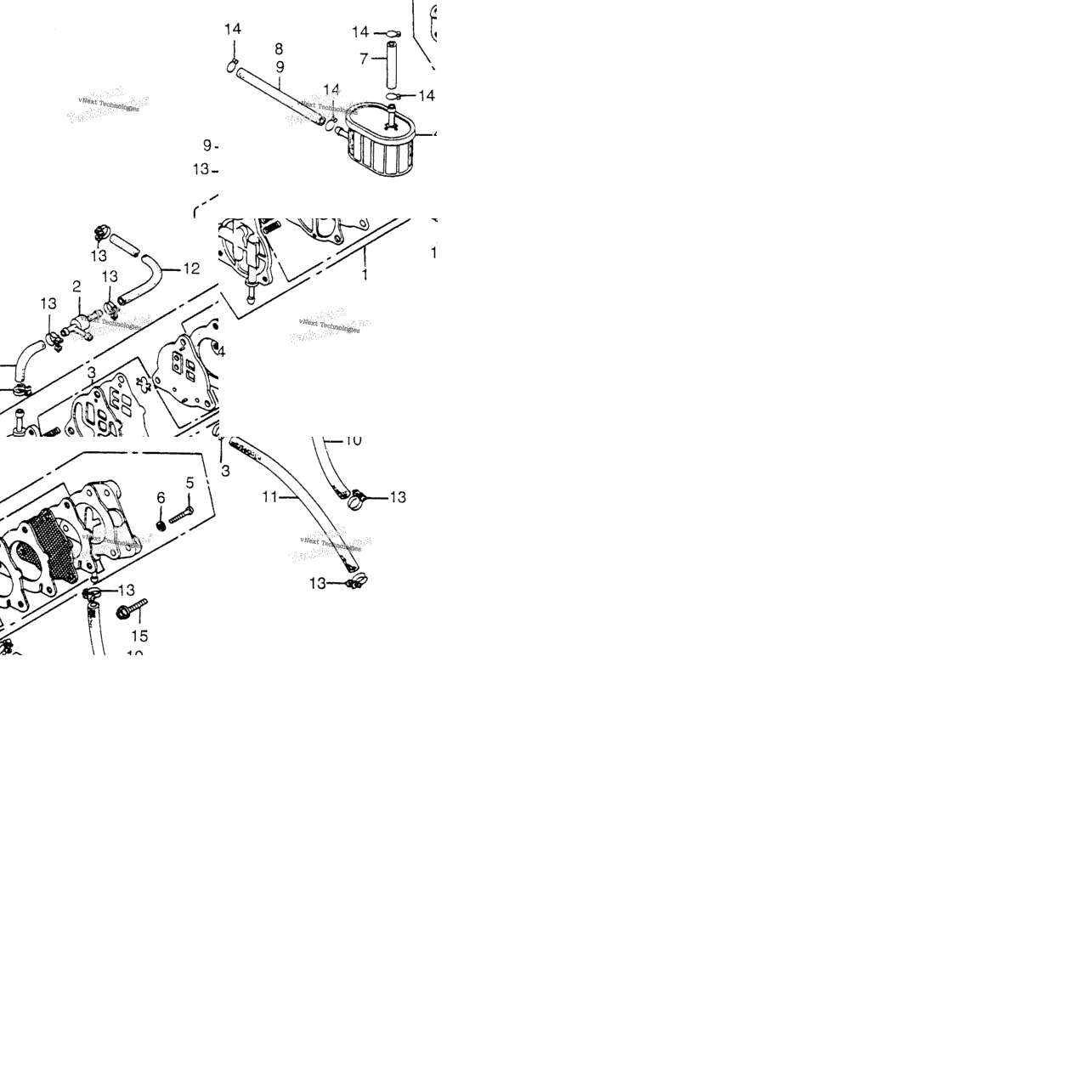 Fuel Strainer + Fuel Pump + Check Valve
