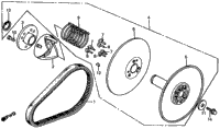 DRIVEN PULLEY / VARIABLE SPEED BELT