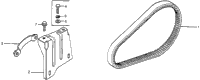 VARIABLE SPEED BELT / REDUCTION CASE BRACKET