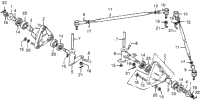 Front Wheel Hub + Knuckle + Tie Rod