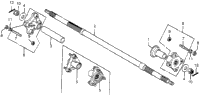 Rear Wheel Axle + Rear Wheel Hub