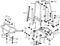 Grab Rail + Front Bumper + Roll Bar 77-80