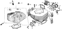 CYLINDER / CYLINDER HEAD / INLET PIPE