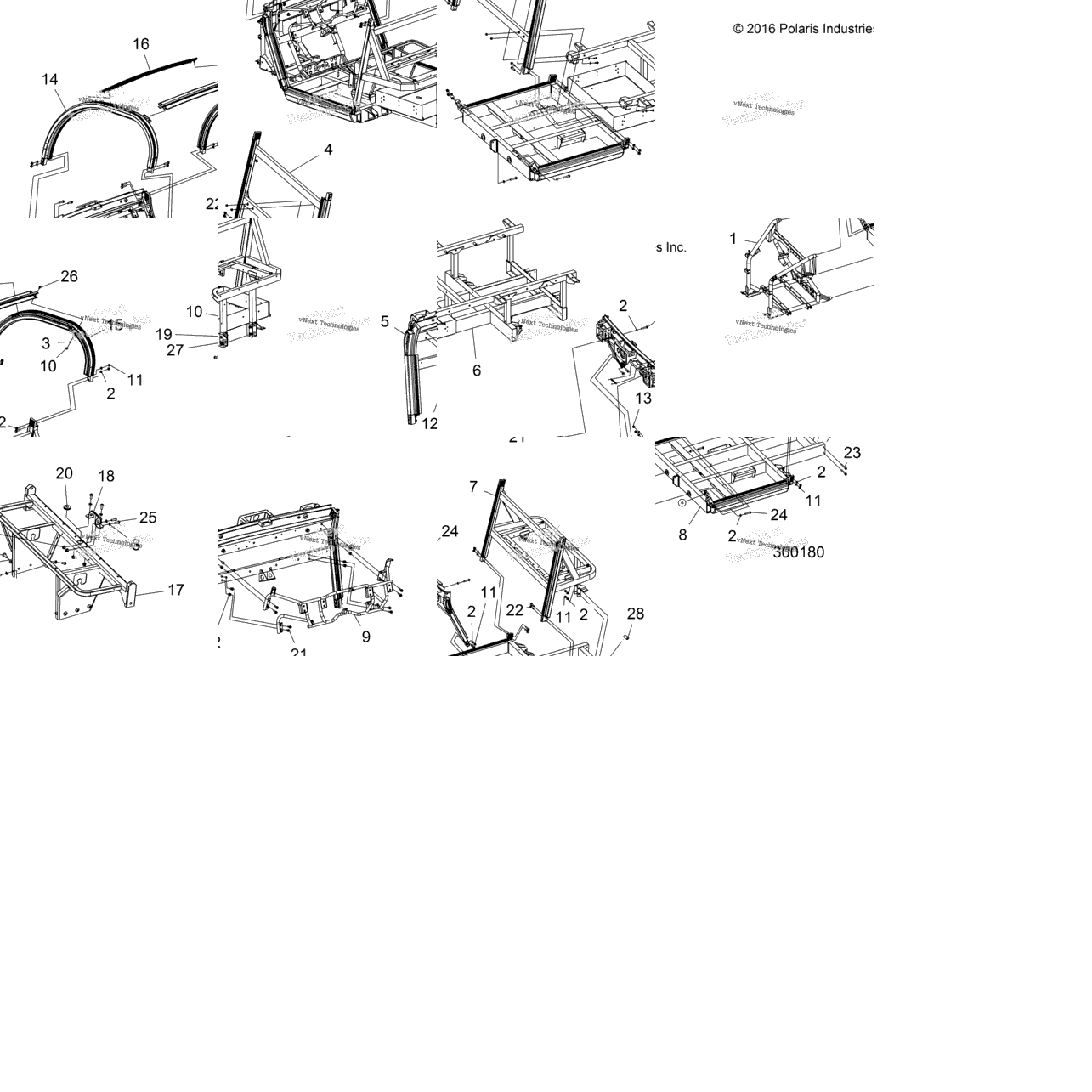 Frame, Main Frame L19g2/4/6 All Options