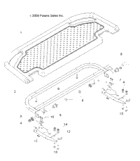 Body, Footrest, Rear